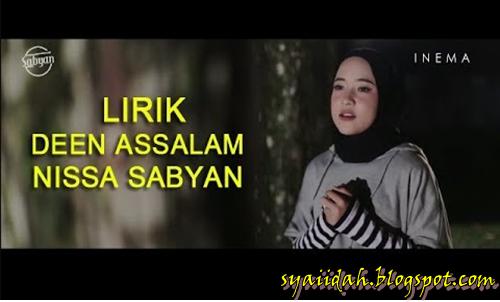 Lirik Lagu Deen Assalam Sabyan Gambus